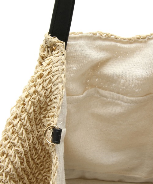 ROPE' PICNIC（ロペピクニック）の「A4対応/メタルサルカンペーパートート＆ショルダーバッグ（トートバッグ・レディース・ホワイト系その他6/ブラウン/ブラック系その他・FREE）」の11枚目の写真