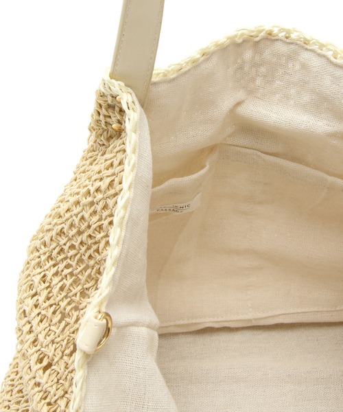 ROPE' PICNIC（ロペピクニック）の「A4対応/メタルサルカンペーパートート＆ショルダーバッグ（トートバッグ・レディース・ホワイト系その他6/ブラウン/ブラック系その他・FREE）」の15枚目の写真