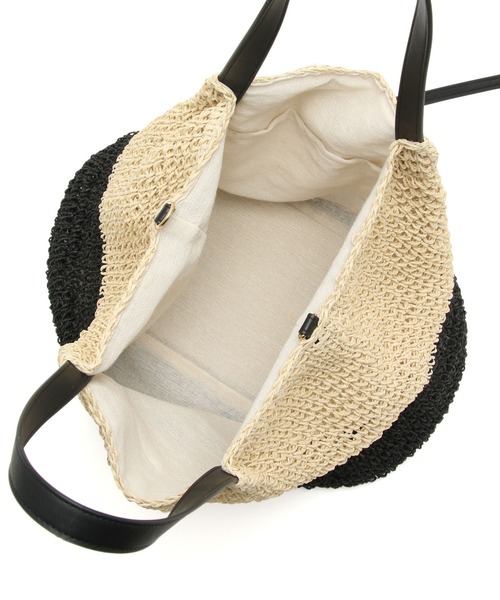 ROPE' PICNIC（ロペピクニック）の「A4対応/メタルサルカンペーパートート＆ショルダーバッグ（トートバッグ・レディース・ホワイト系その他6/ブラウン/ブラック系その他・FREE）」の17枚目の写真