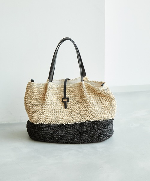 ROPE' PICNIC（ロペピクニック）の「A4対応/メタルサルカンペーパートート＆ショルダーバッグ（トートバッグ・レディース・ホワイト系その他6/ブラウン/ブラック系その他・FREE）」の20枚目の写真