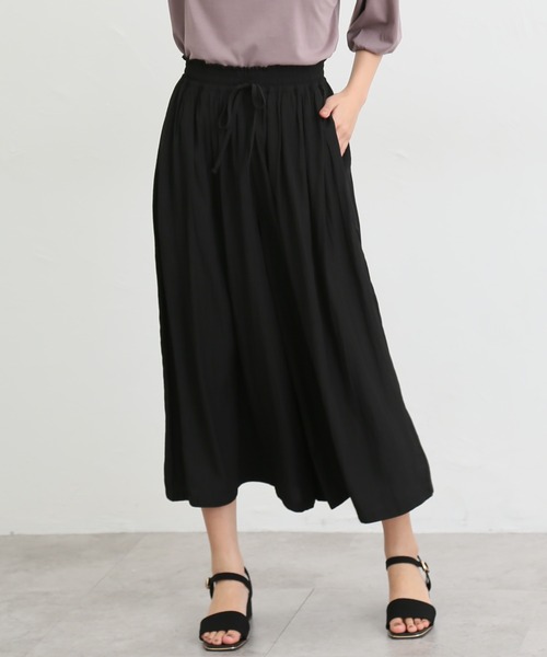 Honeys（ハニーズ）の「ロングスカーチョ（その他パンツ・レディース・スミクロ/ブルー系その他/ネイビー/モカ/ブラック・M/LL/L）」の2枚目の写真