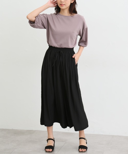 Honeys（ハニーズ）の「ロングスカーチョ（その他パンツ・レディース・スミクロ/ブルー系その他/ネイビー/モカ/ブラック・M/LL/L）」の6枚目の写真