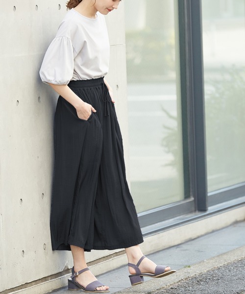 Honeys（ハニーズ）の「ロングスカーチョ（その他パンツ・レディース・スミクロ/ブルー系その他/ネイビー/モカ/ブラック・M/LL/L）」の9枚目の写真