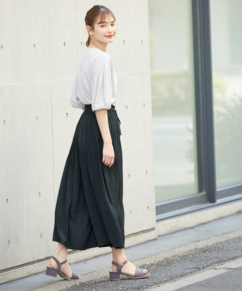 Honeys（ハニーズ）の「ロングスカーチョ（その他パンツ・レディース・スミクロ/ブルー系その他/ネイビー/モカ/ブラック・M/LL/L）」の10枚目の写真