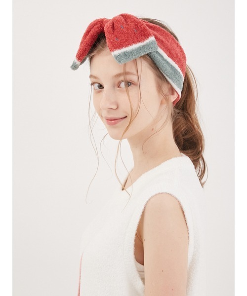 gelato pique(ジェラートピケ)の「フルーツモチーフヘアバンド(ヘアバンド・レディース・イエロー/レッド・FREE)」の9枚目の写真