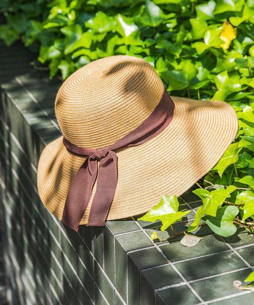 RODE SKO（ロデスコ）の「洗えるたためるリボンハット（ハット・レディース・ブラック/アイボリー/ブラウン/ミント・ONE）」の3枚目の写真