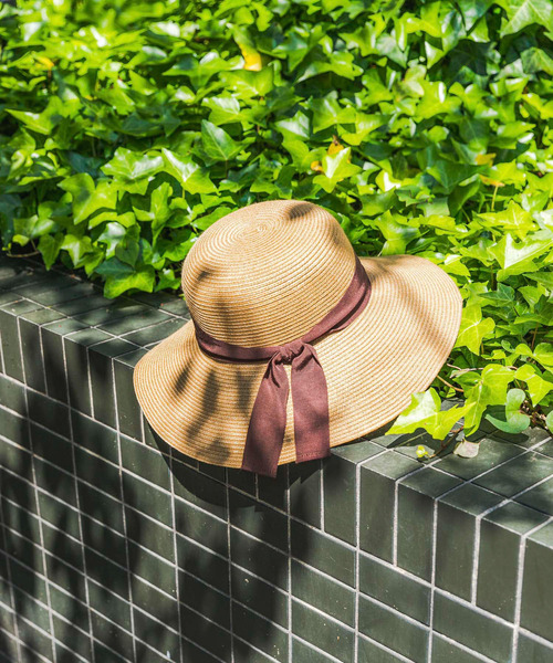 RODE SKO（ロデスコ）の「洗えるたためるリボンハット（ハット・レディース・ブラック/アイボリー/ブラウン/ミント・ONE）」の6枚目の写真