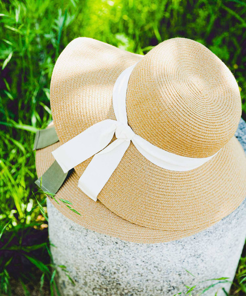 RODE SKO（ロデスコ）の「洗えるたためるリボンハット（ハット・レディース・ブラック/アイボリー/ブラウン/ミント・ONE）」の17枚目の写真