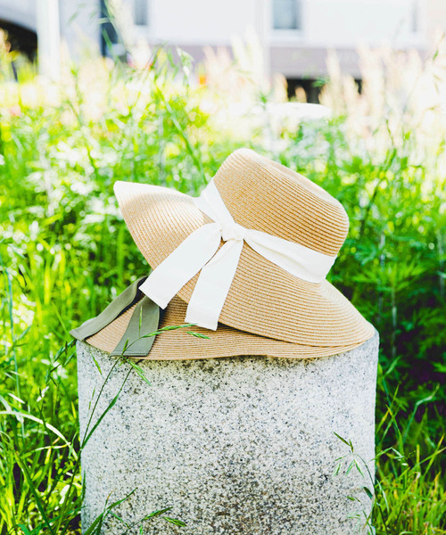 RODE SKO（ロデスコ）の「洗えるたためるリボンハット（ハット・レディース・ブラック/アイボリー/ブラウン/ミント・ONE）」の18枚目の写真