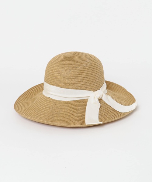 RODE SKO（ロデスコ）の「洗えるたためるリボンハット（ハット・レディース・ブラック/アイボリー/ブラウン/ミント・ONE）」の19枚目の写真