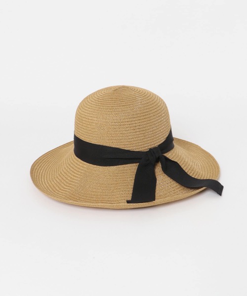 RODE SKO（ロデスコ）の「洗えるたためるリボンハット（ハット・レディース・ブラック/アイボリー/ブラウン/ミント・ONE）」の22枚目の写真