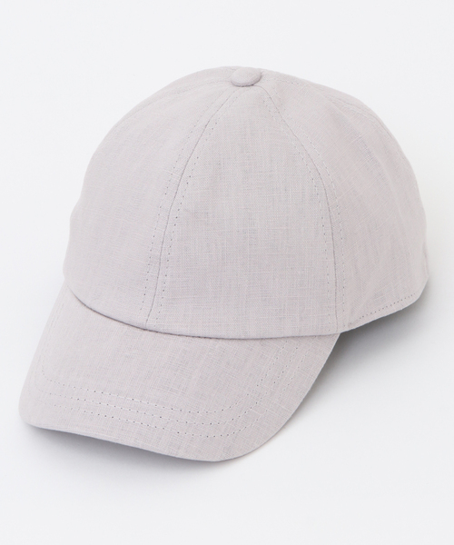 MELROSE claire（メルローズ クレール）の「【shesay涼しげなリネンのローキャップ 】（キャップ・レディース・ライトグレー/ダークグレー・FREE）」の7枚目の写真