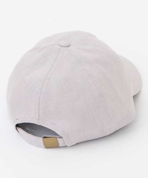MELROSE claire（メルローズ クレール）の「【shesay涼しげなリネンのローキャップ 】（キャップ・レディース・ライトグレー/ダークグレー・FREE）」の9枚目の写真