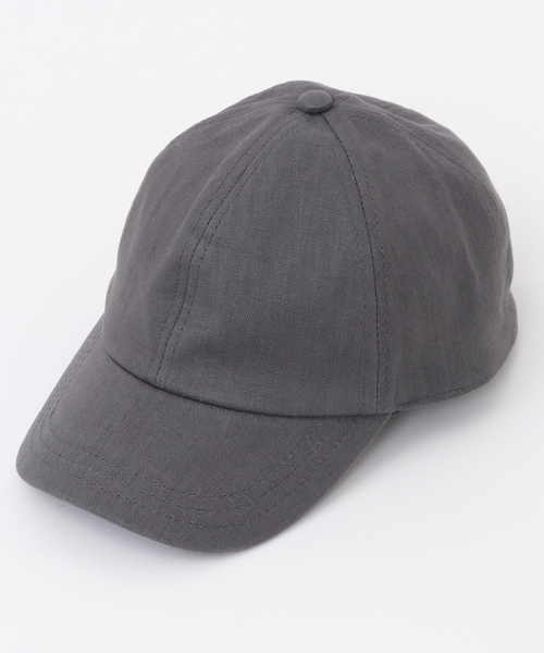 MELROSE claire（メルローズ クレール）の「【shesay涼しげなリネンのローキャップ 】（キャップ・レディース・ライトグレー/ダークグレー・FREE）」の15枚目の写真