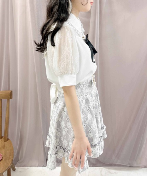 ROJITA（ロジータ）の「総レースビジュベルトスカート（スカート・レディース・ピンク/パープル/ブラック・FREE）」の17枚目の写真