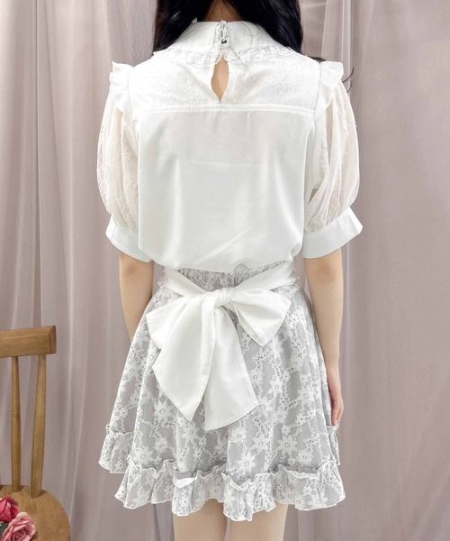 ROJITA（ロジータ）の「総レースビジュベルトスカート（スカート・レディース・ピンク/パープル/ブラック・FREE）」の18枚目の写真