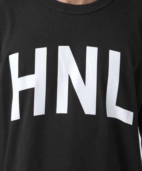 URBAN ISLAND SOCIETY(アーバンアイランドソサエティ)の「【URBAN ISLAND SOCIETY(アーバンアイランドソサエティ)】HNL 7部袖Tシャツ(Tシャツ/カットソー・メンズ・ホワイト/ブラック/ブルー・MEDIUM/LARGE)」の16枚目の写真