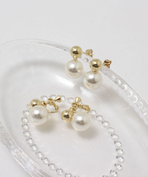 NOLLEY’S Sophi（ノーリーズソフィ）の「ボールパールスノーマンイヤリング（イヤリング・レディース・ゴールド・FREE）」の4枚目の写真