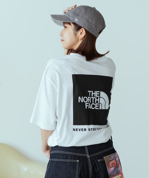 THE NORTH FACE(ザノースフェイス)の「日本未発売 THE NORTH FACE/ザ・ノースフェイス M S/S BOX NSE TEE 半袖Tシャツ(Tシャツ/カットソー・メンズ・グレー系/ブラック系/ブラック系2/ホワイト/ブラック系3・XL/L/M)」の2枚目の写真