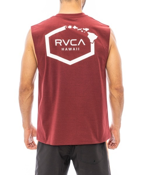 RVCA（ルーカ）の「RVCA メンズ 【SURF】 HAWAII SURF TANK 【2023年夏モデル】/ルーカタンクトップラッシュガード(水着)（ラッシュガード・メンズ・ホワイト/ブラック/ブラックミックス・SMALL/MEDIUM/LARGE/X-LARGE）」の5枚目の写真