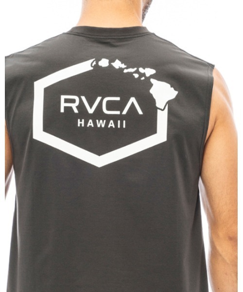 RVCA（ルーカ）の「RVCA メンズ 【SURF】 HAWAII SURF TANK 【2023年夏モデル】/ルーカタンクトップラッシュガード(水着)（ラッシュガード・メンズ・ホワイト/ブラック/ブラックミックス・SMALL/MEDIUM/LARGE/X-LARGE）」の10枚目の写真