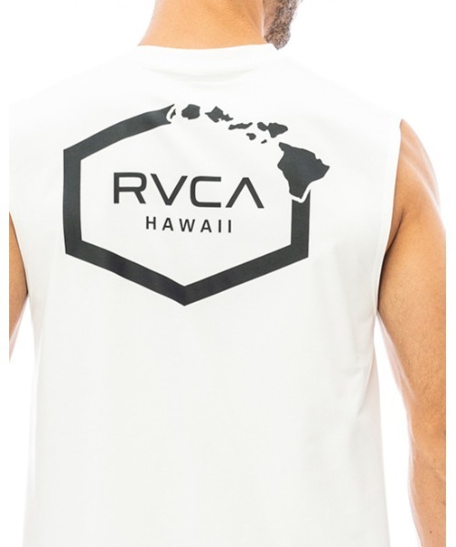 RVCA（ルーカ）の「RVCA メンズ 【SURF】 HAWAII SURF TANK 【2023年夏モデル】/ルーカタンクトップラッシュガード(水着)（ラッシュガード・メンズ・ホワイト/ブラック/ブラックミックス・SMALL/MEDIUM/LARGE/X-LARGE）」の12枚目の写真