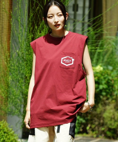 RVCA（ルーカ）の「RVCA メンズ 【SURF】 HAWAII SURF TANK 【2023年夏モデル】/ルーカタンクトップラッシュガード(水着)（ラッシュガード・メンズ・ホワイト/ブラック/ブラックミックス・SMALL/MEDIUM/LARGE/X-LARGE）」の21枚目の写真