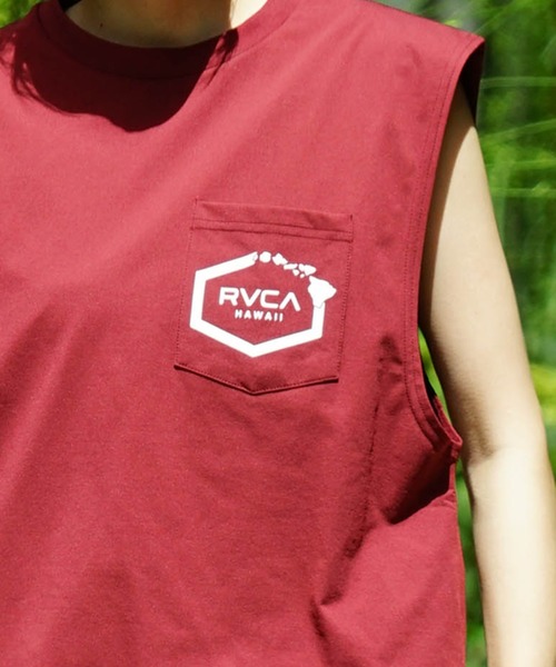 RVCA（ルーカ）の「RVCA メンズ 【SURF】 HAWAII SURF TANK 【2023年夏モデル】/ルーカタンクトップラッシュガード(水着)（ラッシュガード・メンズ・ホワイト/ブラック/ブラックミックス・SMALL/MEDIUM/LARGE/X-LARGE）」の18枚目の写真