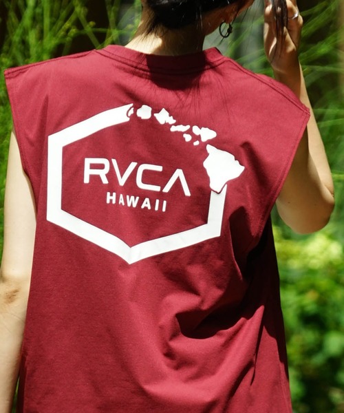 RVCA（ルーカ）の「RVCA メンズ 【SURF】 HAWAII SURF TANK 【2023年夏モデル】/ルーカタンクトップラッシュガード(水着)（ラッシュガード・メンズ・ホワイト/ブラック/ブラックミックス・SMALL/MEDIUM/LARGE/X-LARGE）」の17枚目の写真