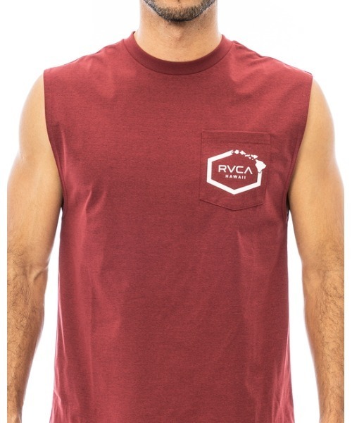 RVCA（ルーカ）の「RVCA メンズ 【SURF】 HAWAII SURF TANK 【2023年夏モデル】/ルーカタンクトップラッシュガード(水着)（ラッシュガード・メンズ・ホワイト/ブラック/ブラックミックス・SMALL/MEDIUM/LARGE/X-LARGE）」の16枚目の写真