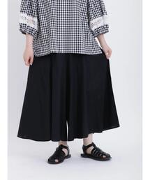 Samansa Mos2 | 【接触冷感】いつも涼しくゆらゆらフレアパンツ(その他パンツ)