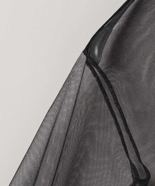 JEANASIS（ジーナシス）の「ラメチュールシアープルオーバー/908990（Tシャツ/カットソー・レディース・ブラック/ブラウン/ベージュ/グレー・FREE）」の8枚目の写真