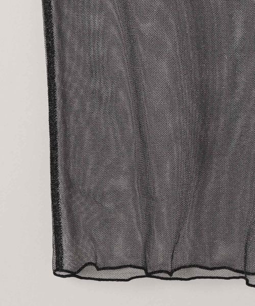 JEANASIS（ジーナシス）の「ラメチュールシアープルオーバー/908990（Tシャツ/カットソー・レディース・ブラック/ブラウン/ベージュ/グレー・FREE）」の10枚目の写真