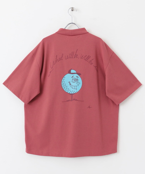 エルちゃん☆新品 吸水速乾 UVカット機能 BIGロゴ モックシャツ URBAN RESEARCH Sonny Label（アーバンリサーチサニーレーベル
