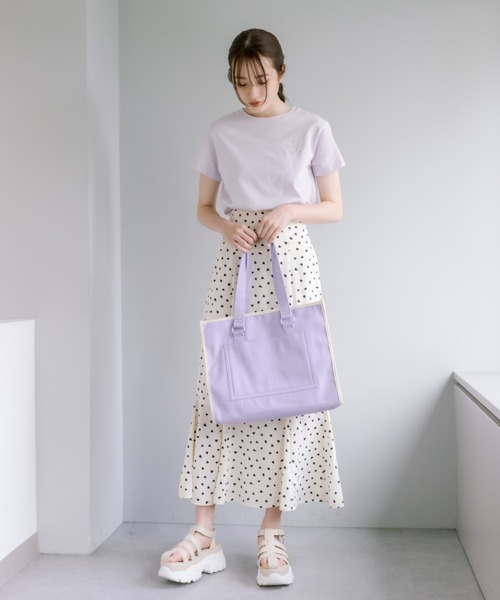 OLIVE des OLIVE（オリーブデオリーブ）の「【WEB限定】Aimerianejoieキャリーオントート　1031180140（トートバッグ・レディース・パープル/レッド/ブルー・FREE）」の8枚目の写真