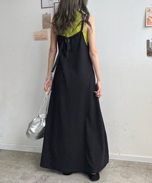 ホルターネックロングワンピース
