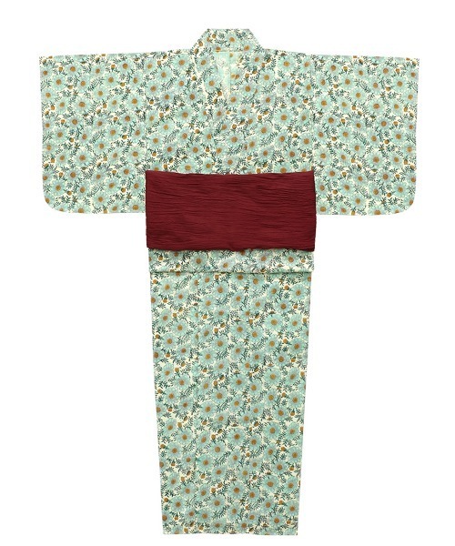 チチカカ（チチカカ）の「Shanti Shanti ディンティブロックプリント浴衣セット【WEB限定】（浴衣・レディース・レッド/ブラウン/グリーン・FREE）」の19枚目の写真