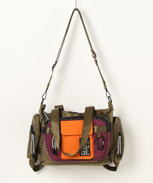 Desigual（デシグアル）の「マルチポジション ミドルバッグ（ハンドバッグ・レディース・グリーン/ブラック/ブルー・FREE）」の8枚目の写真