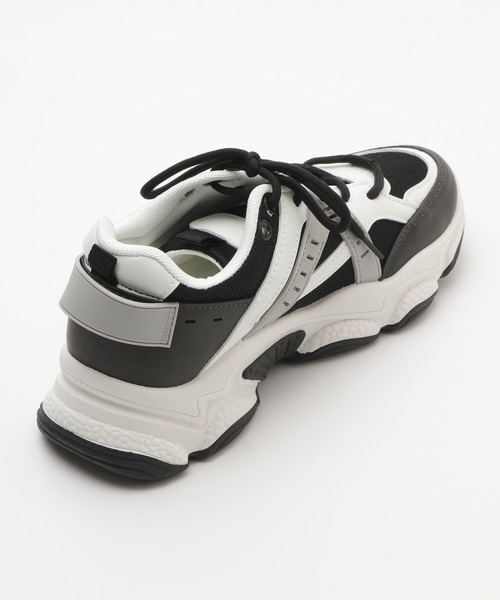 Honeys（ハニーズ）の「厚底ソールスニーカー（スニーカー・レディース・グレー/ブラック/アイボリー/ホワイト/ライトグレー・S/M/L/LL）」の21枚目の写真