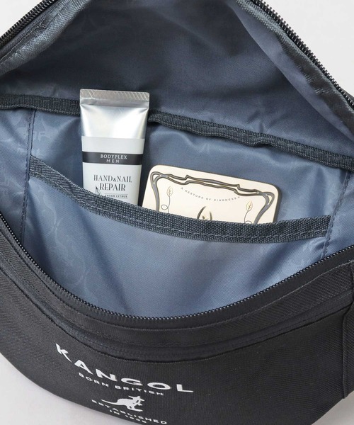 KANGOL(カンゴール)の「ジャガードテープ ウエストポーチ(ボディバッグ/ウエストポーチ・メンズ・ブラック・FREE)」の14枚目の写真