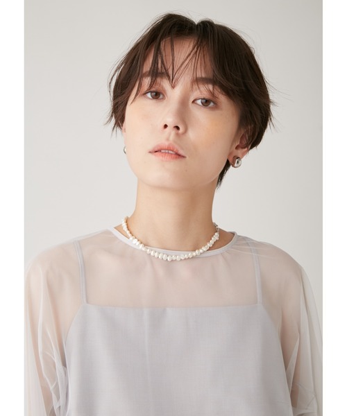 emmi（エミ）の「【emmi atelier】淡水パールミックスネックレス（ネックレス）」 WEAR