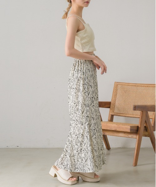 RETRO GIRL（レトロガール）の「ショートテレコキャミ（キャミソール・レディース・ブルー/ナチュラル/ブラック系その他/イエロー/ブラック・FREE）」の20枚目の写真