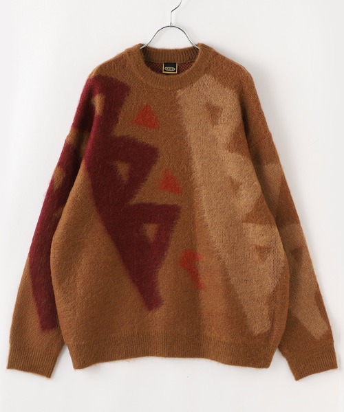 ddp / ディーディーピー】ART GRAPHIC KNIT PULLOVER（ニット