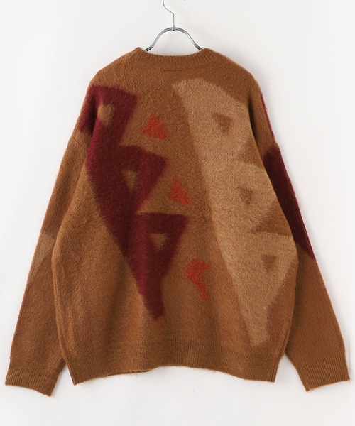 ddp(ディーディーピー)の「【ddp / ディーディーピー】ART GRAPHIC KNIT PULLOVER(ニット/セーター・メンズ・ブルー/ネイビー/ブラック/ホワイト系2/ホワイト系1/ベージュ・MEDIUM/LARGE)」の14枚目の写真