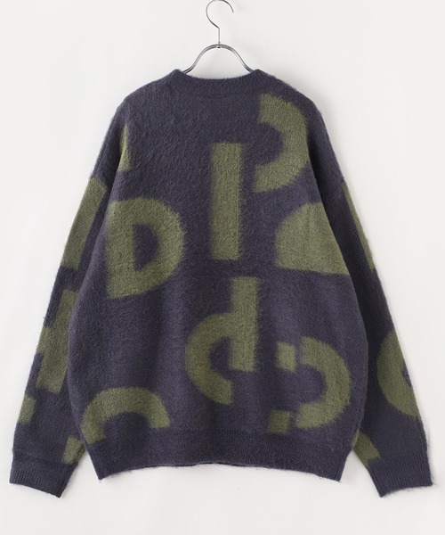 ddp(ディーディーピー)の「【ddp / ディーディーピー】ART GRAPHIC KNIT PULLOVER(ニット/セーター・メンズ・ブルー/ネイビー/ブラック/ホワイト系2/ホワイト系1/ベージュ・MEDIUM/LARGE)」の16枚目の写真