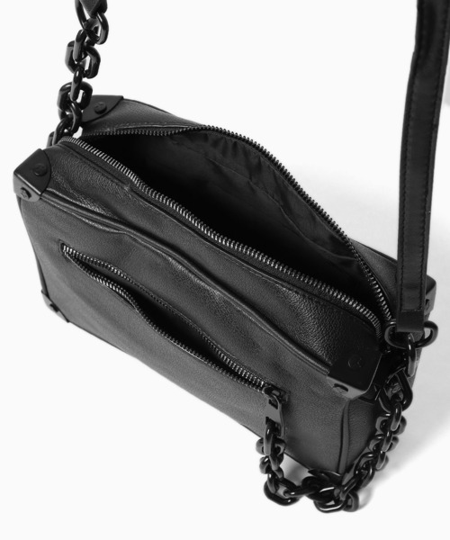 Theater code（シアターコード）の「▲chain square bag/チェーン スクエアバッグ ショルダーバッグ（ショルダーバッグ・メンズ・ブラック・FREE）」の6枚目の写真