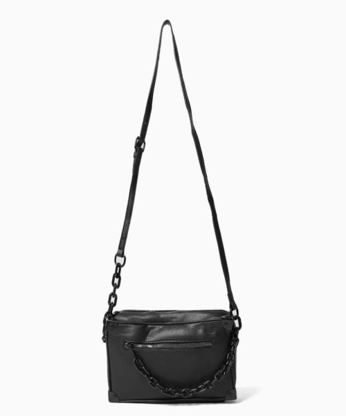 Theater code（シアターコード）の「▲chain square bag/チェーン スクエアバッグ ショルダーバッグ（ショルダーバッグ・メンズ・ブラック・FREE）」の5枚目の写真