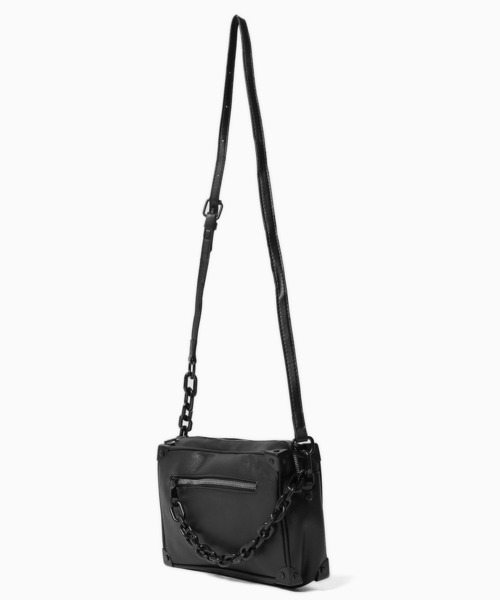 Theater code（シアターコード）の「▲chain square bag/チェーン スクエアバッグ ショルダーバッグ（ショルダーバッグ・メンズ・ブラック・FREE）」の4枚目の写真