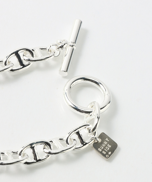 on the sunny side of the street（オンザサニーサイドオブザストリート）の「【On The Sunny Side Of The Street】Anchor Chain Bracelet（ネックレス・メンズ・シルバー・FREE）」の4枚目の写真