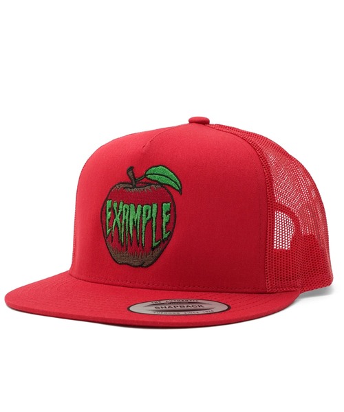 EXAMPLE(エグザンプル)の「EXAMPLE APPLE MESH CAP(キャップ・メンズ・ピンク/レッド/ホワイト・FREE)」の3枚目の写真